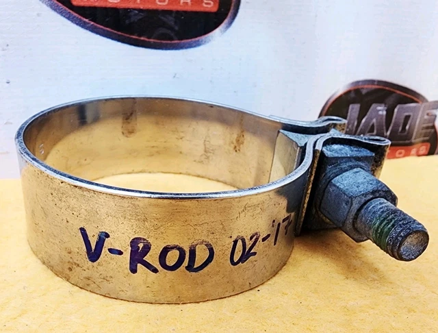 Vsrc Rod Clamp HARLEY DAVIDSON V-ROD Vrod Vrsc Muffler Exhaust Clamp Street Rod Night ...