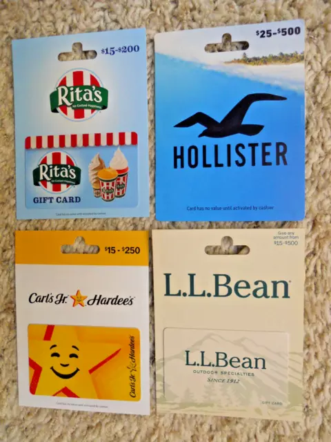 Collectible Gift Cards, with backing, no value on cards, new and unused   (H-9)