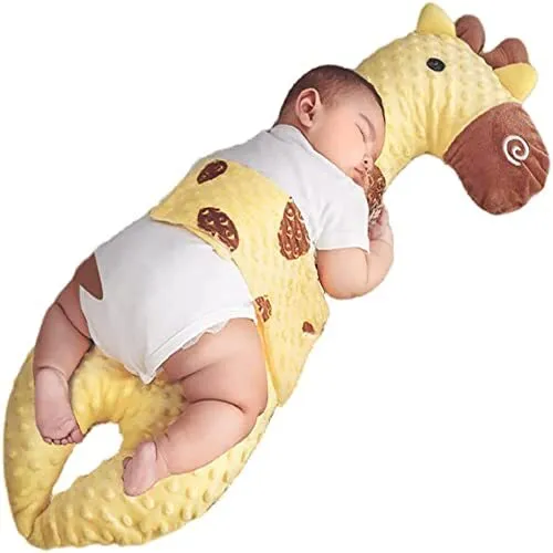 Almohada para dormir bebé recién nacido bebé dibujos animados almohada calmante multifuncional