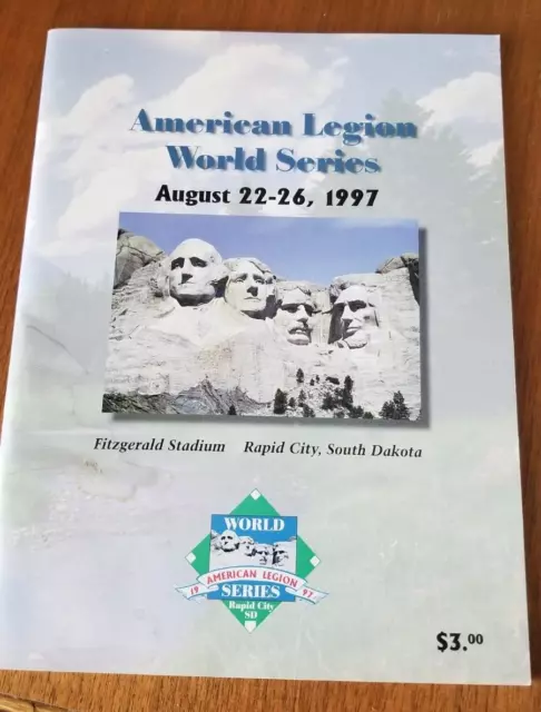 American Legion World Series 1997 Program. Rapid City, SD