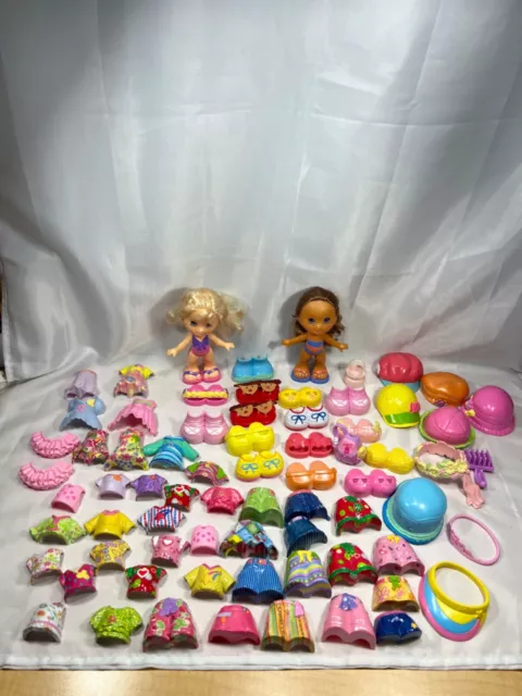 Huge lot of Fisher Price Snap ‘N Play Dolls Dog Clothes Closet & more