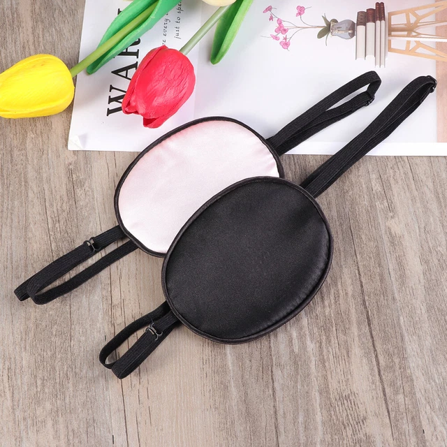 Juguta 4er Set Augenklappen - Medizinisch & Für Piratenkostüm, Verstellbar Für Kinder & Erwachsene