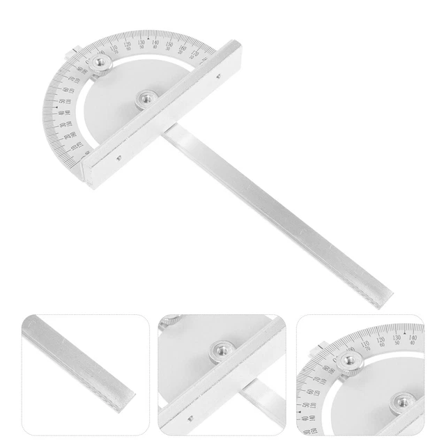 PROTRACTOR ANGLE FINDER Circular Saw Guide Angle Gauge Miter Gauge Long Corner EUR 11,49