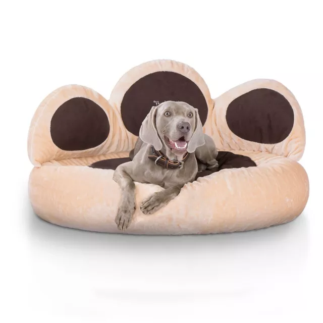 PFOTEN-HUNDEBETT Luxusklasse Hundesofa Hundecouch KNUFFELWUFF BEIGE Formstabil