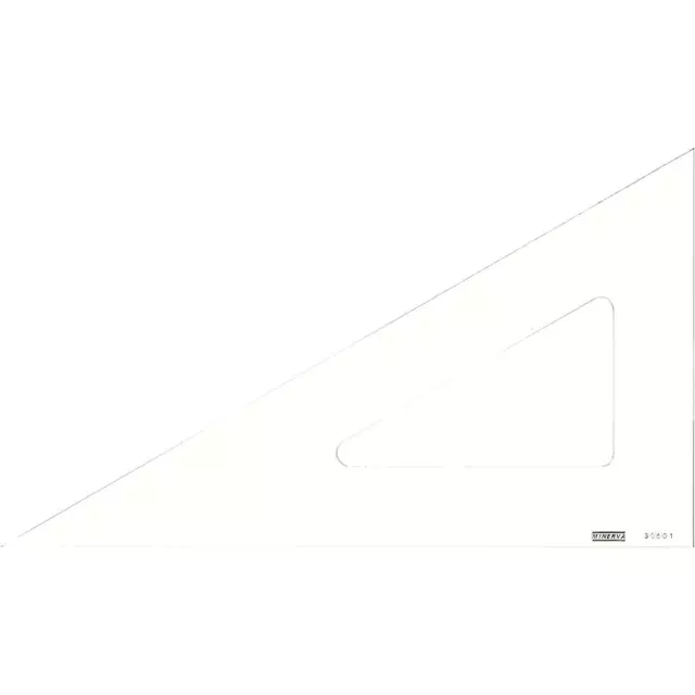 Mars® 568 - Equerre géométrique plastique transparent 16 cm avec