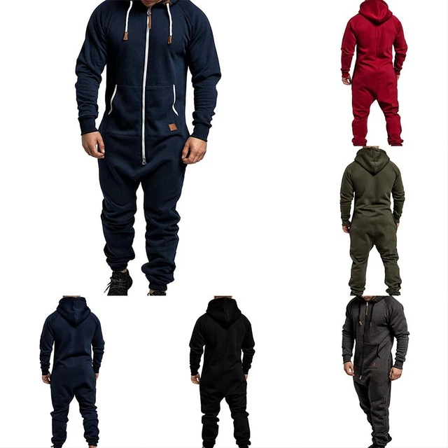 Nuovo Uomo Tuta da Ginnastica Moda Sport Studio Fitness Felpa con Cappuccio