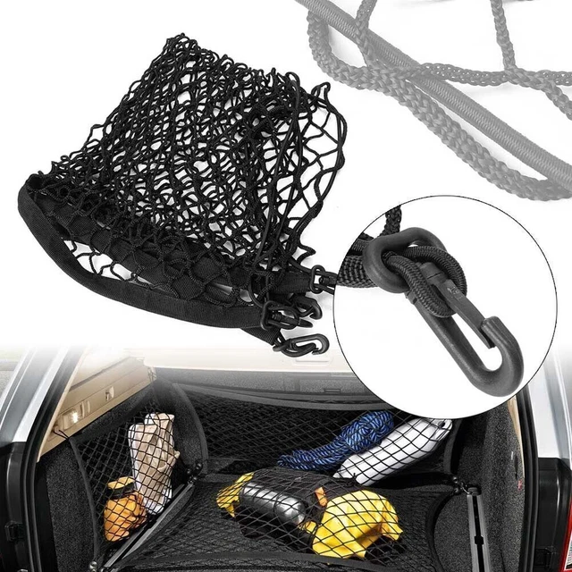 Car Rear Cargo Organizer Storage Mesh Net Holder Luggage Portable For Universal