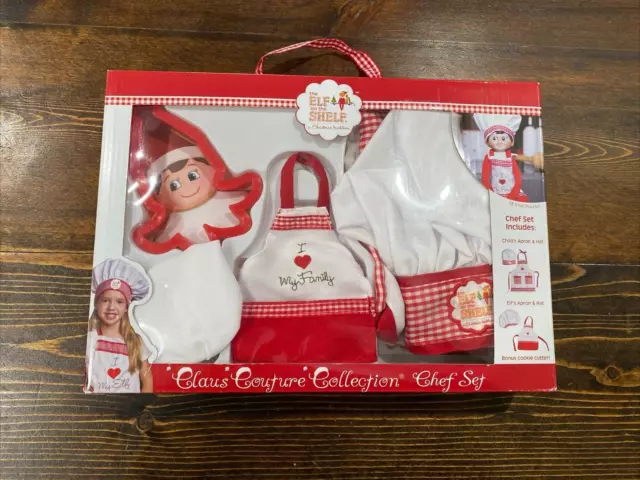 Elf on the Shelf Claus Couture Collection Chef Set NEW