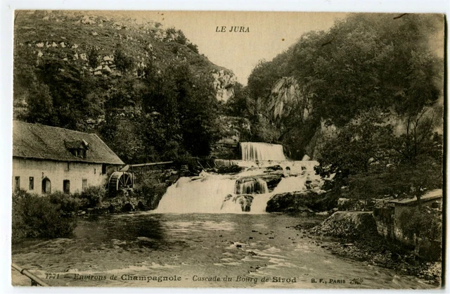 CPA 39 Jura Environs de Champagne Cascade du Bourg de Sirod