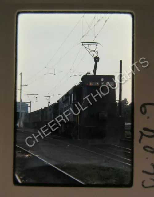 Original '73 Ektachrome Slide PC Penn Central 4443 E44 Enola    31V59