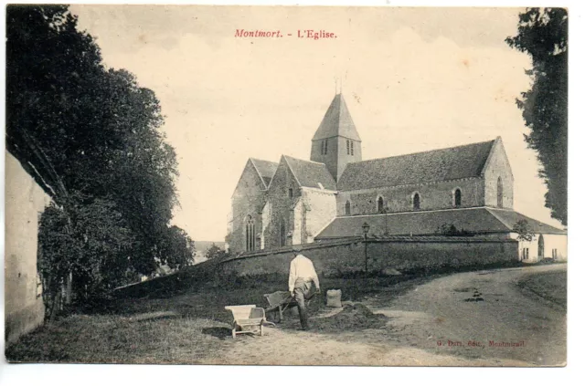 MONTMORT - Marne - CPA 51 - L' église