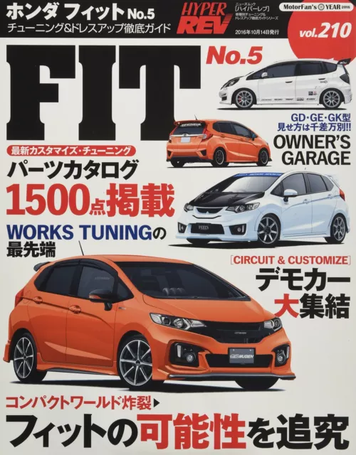 HONDA　TUNING　PicClick　HYPER　JDM　$268.93　Japanese　CAR　BOOK　REV　No.5　FIT　Vol.210　AU
