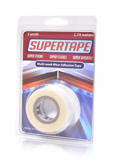 Supertape by True Tape ( 1" x 3 Yards) rotolo adesivo per protesi capelli