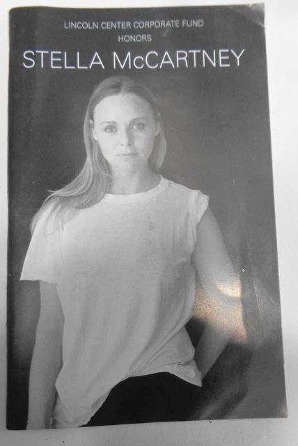 Un Sera Onore Stella Mccartney Playbill,Lincoln Centro,Novembre 13, 2014