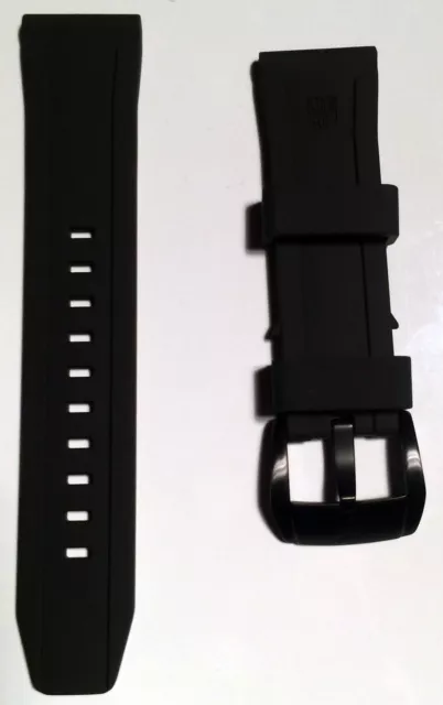 LUMINOX Uhrenarmband Silikon Band Uhrenband 24mm schwarz XCOR FP5020.23B 7
