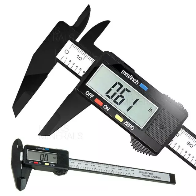 Digital Caliper 6"150mm Micrometer LCD Gauge Vernier Electronic Measuring Ruler