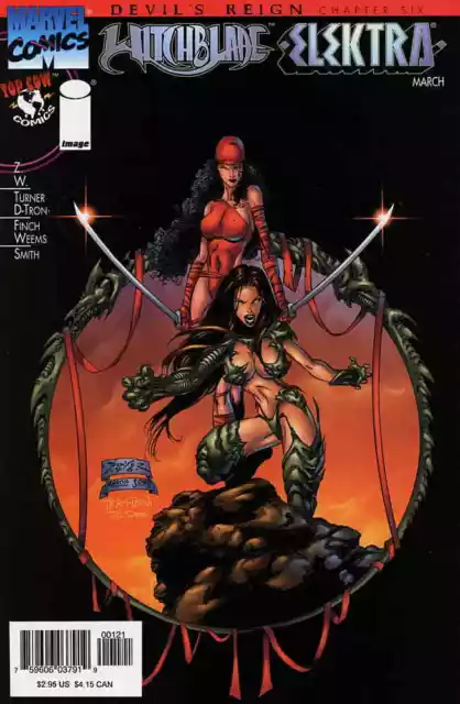 Elektra Witchblade #1 Devils Reign Image Comic Book 1997 NM