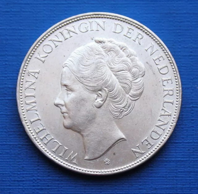 2½ Gulden Wilhelmina, Pays-Bas - 1937