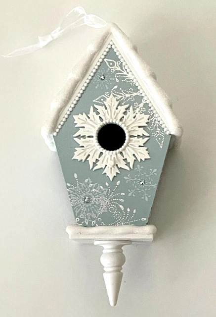 Hallmark Keepsake Beautiful Birdhouse Bird House Christmas Tree Ornament
