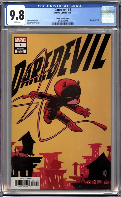 DAREDEVIL #1 (2019 Marvel) CGC 9.8 NM/M SKOTTIE YOUNG VARIANT