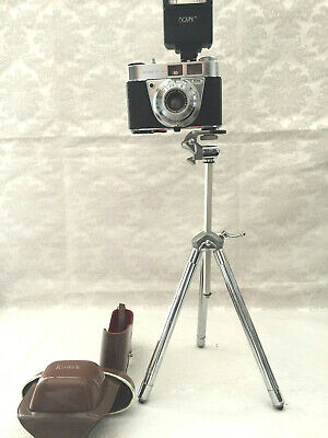 Ancien Appareil Photo Argentique Vintage Kodak Retinette 1A Étui Cuir Collector