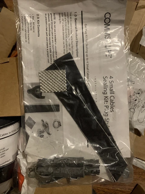 CommScope FOSC Quick Install 4 Cable Capacity Gel Plug (XJ261N-000)
