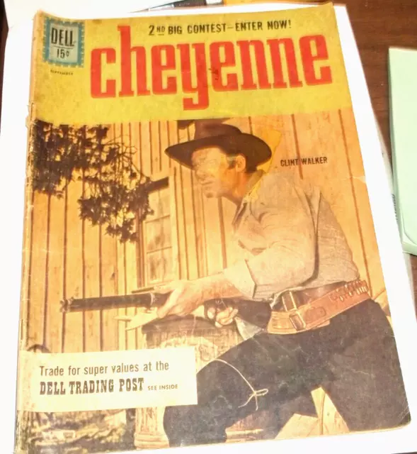 Cheyenne #23 FN; Dell | September 1961 Clint Walker - we combine shipping