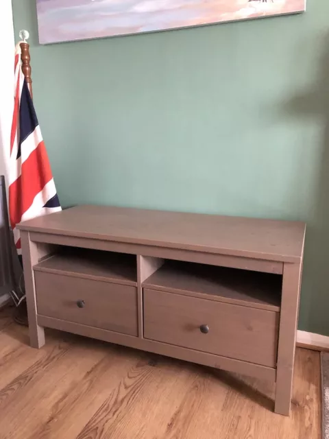 Hemnes tv bench clearance 2 drawer
