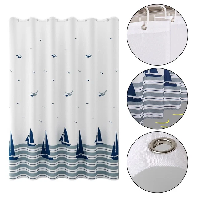 Rideau De Douche 120X200 Rio De Janeiro Rideau De Douche Épaissi Anti