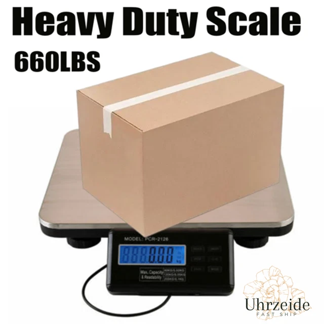 Industry Shipping Postal Scale Platform Bench Digital Scale Weight 660LBS 300kg