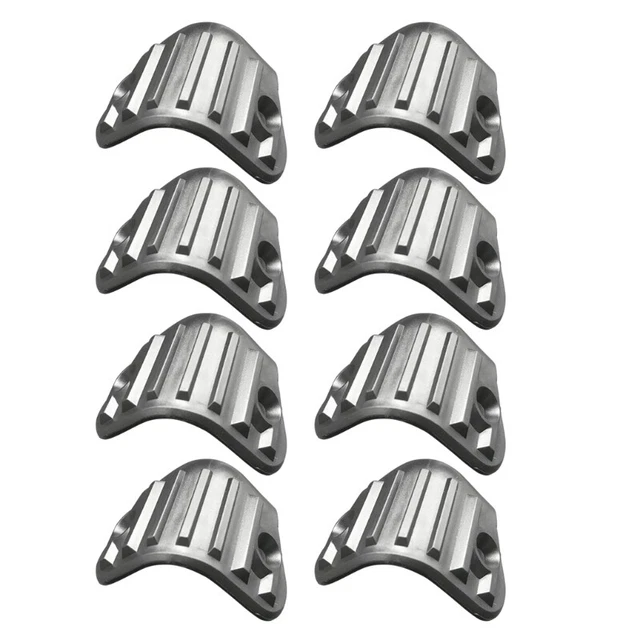8Pcs Black Plastic Guitar AMP Speaker Cabinet for Case Corner Protec