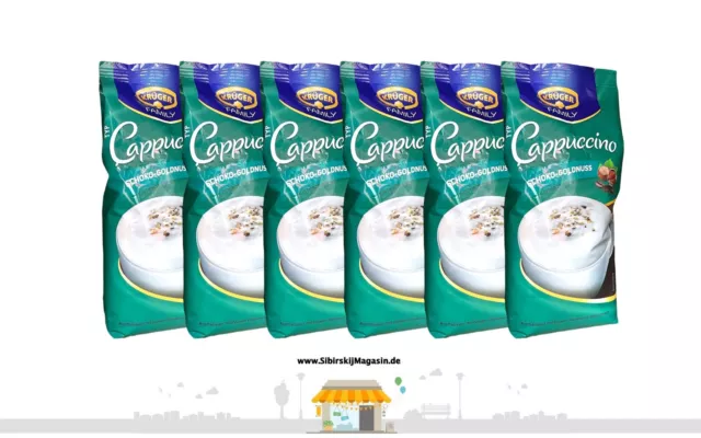 KRÜGER Family "Typ Cappuccino" Schoko Goldnuss 6 x 500g Instant