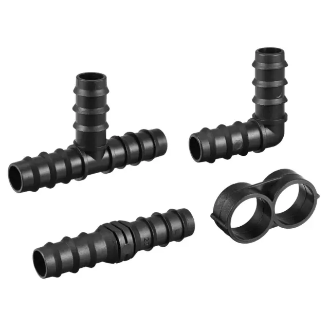 Raccords Connecteurs 19,5mm 3/4 Pouce Tubulure 10 Droit 6 Coudes 6 Bouchons