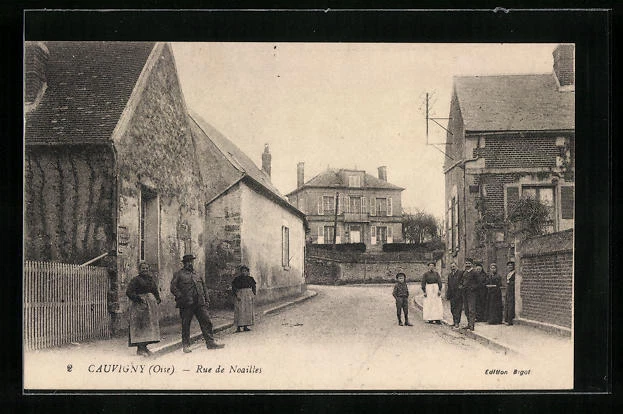 CPA Cauvigny, Rue de Noailles