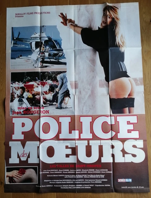 POLICE DES MOEURS affiche cinema originale erotique 160x120 cm