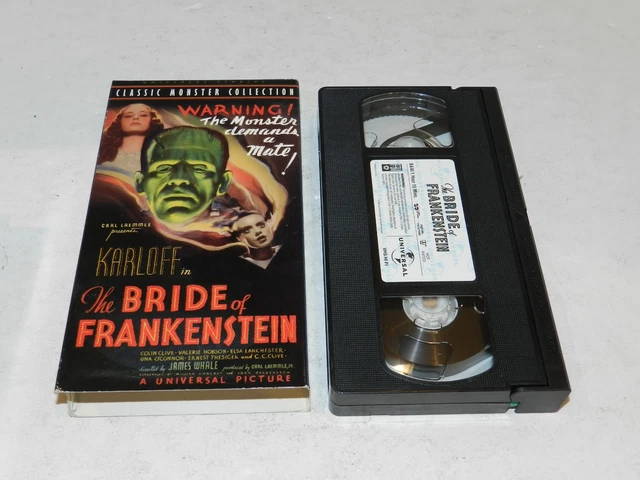 THE BRIDE OF Frankenstein VHS Movie Film w/ Sleeve Tested 1 Owner £13. ...