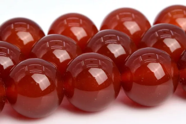 Natural Red Carnelian Grade AAA Round Gemstone Loose Bead 6/8/10/12MM