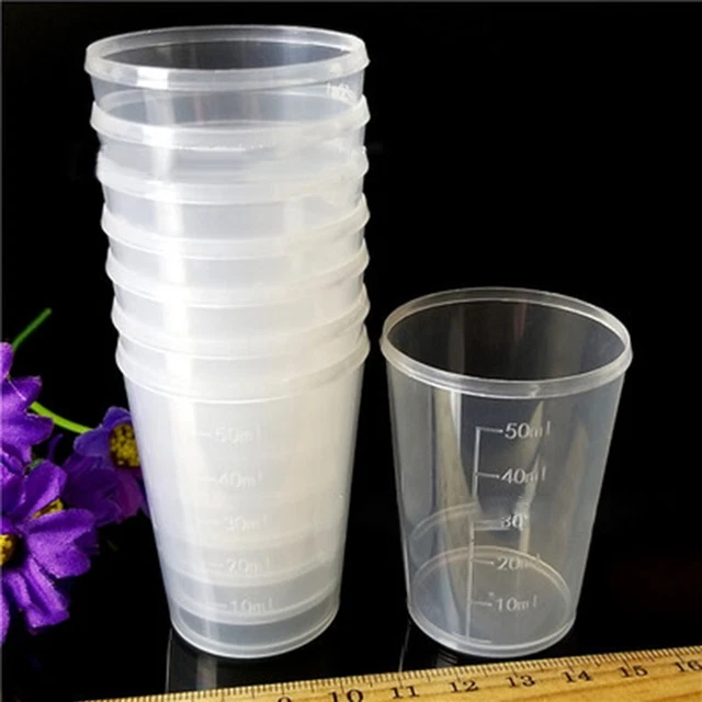 20 Teile/Set Silikon Messbecher For Harz Kleber Zubehör Tasse Doppel Waage Cup