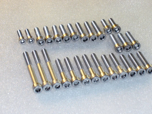 Stainless Steel Allen Bolt Kit For Yamaha RD125 RD125DX Engine Covers 1973-81