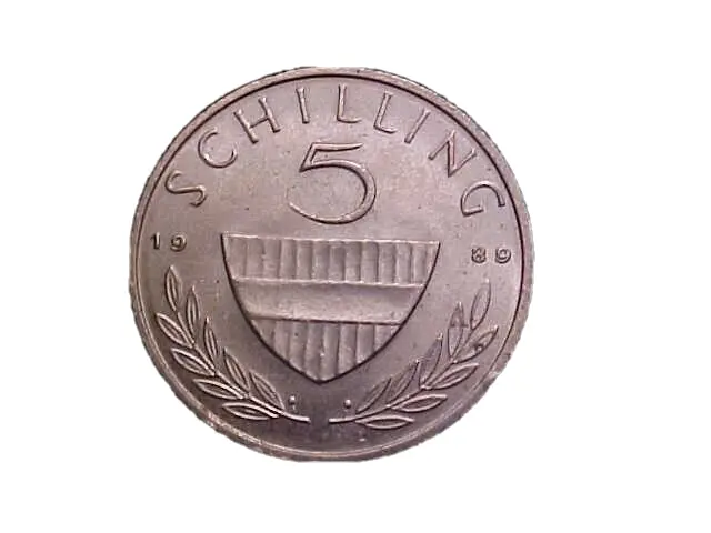 1988 Austria 5 Schilling KM# 2889a - High Grade Circ Collector Coin!-c3134xux