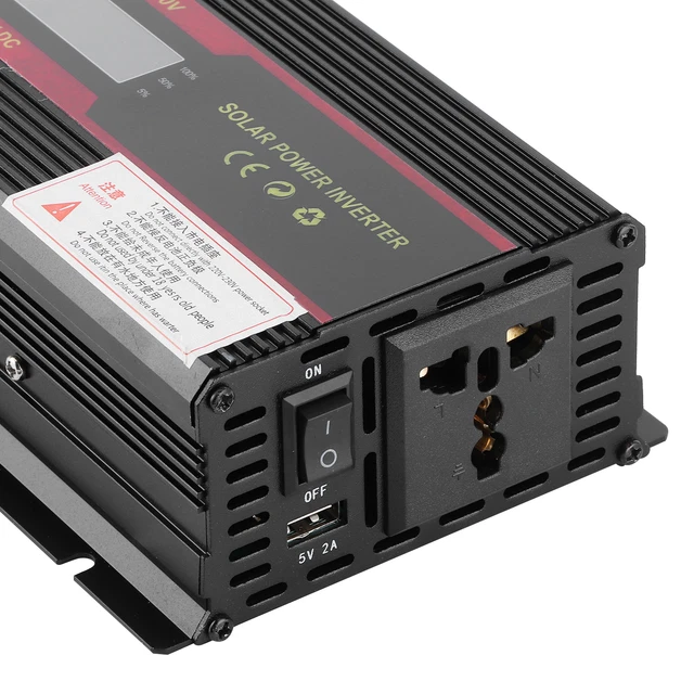 Onduleur Voiture 12V/24V Vers 220V | 3000W-6000W | Sinusoïdale Pure 50Hz | Prise EU + USB | Protections Multiples - 10