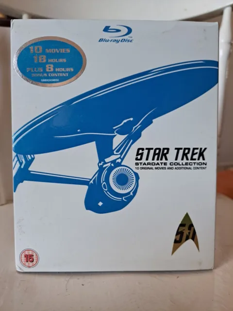 Star Trek Movies 1 - 10 Stardate Collection (Box Set) (Blu-ray, 2013)