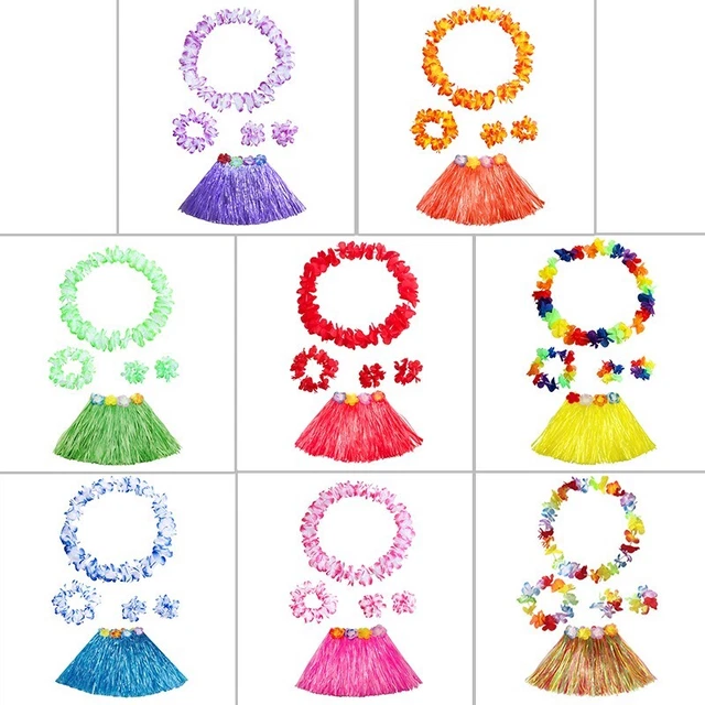 Transformez vos petits en danseurs de hula hawaïens avec ce costume jupe pour e