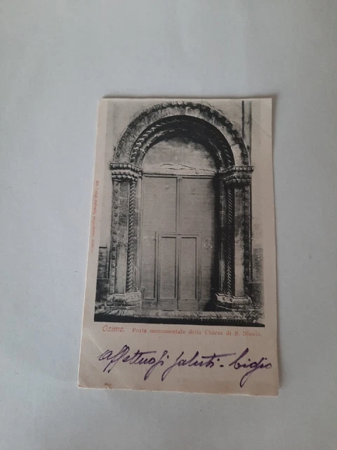 Osimo - Porta Monumentale della Chiesa di S. Nicolò - Vg. 1901