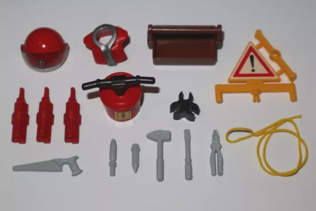 PLAYMOBIL LOT accessoires bucheron outils chantier maison campagne EUR 3,85  - PicClick FR
