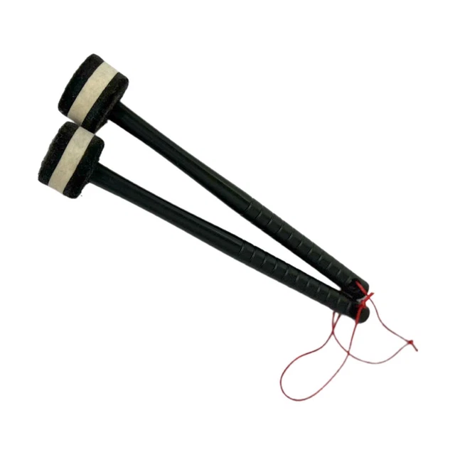 Kit d'  de percussion à maillet en feutre 2 pièces pour cloches de