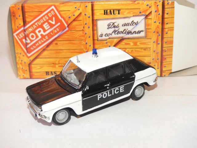 SIMCA 1100 PIE 1967 GENDARMERIE POLICE 1:43 boite carton