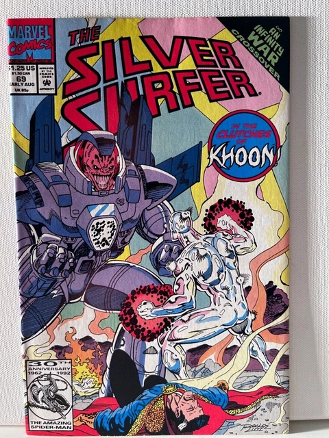 Silver Surfer 69  1992 MARVEL 1ST CAMEO APPEARANCE OF MORG THE EXECUTIONER VF/NM