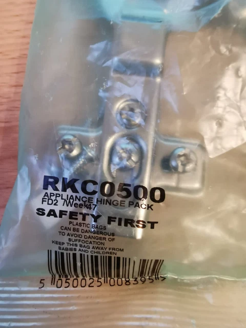 HOWDENS APPLIANCE HINGE Fittings Pack of 2 RKC0500 £6.99 - PicClick UK