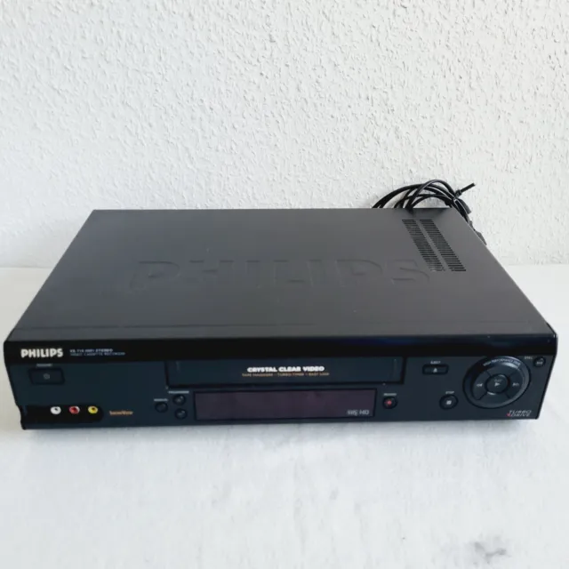 Philips VR 710 VHS Videorecorder Hifi Stereo Einzug HQ Turbo Crystal defekt